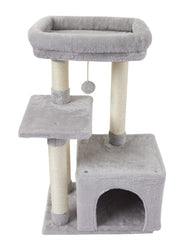 Condo espacioso para gatitos de FISH&NAP dentro del árbol