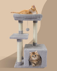 Plataformas para gato tipo urbano brindando vistas amplias
