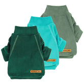 Fitwarm tres-pack sudadera felpa cuello alto frente, ideal para abrigar a tu mascota