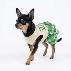 Vestido Fitwarm para perro, tejido de algodón suave y transpirable.
