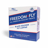 FLOCKLEADER Freedom Fly: larvas secas para forraje nutritivo de aves de corral