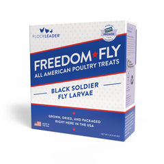 FLOCKLEADER Freedom Fly: larvas secas para forraje nutritivo de aves de corral