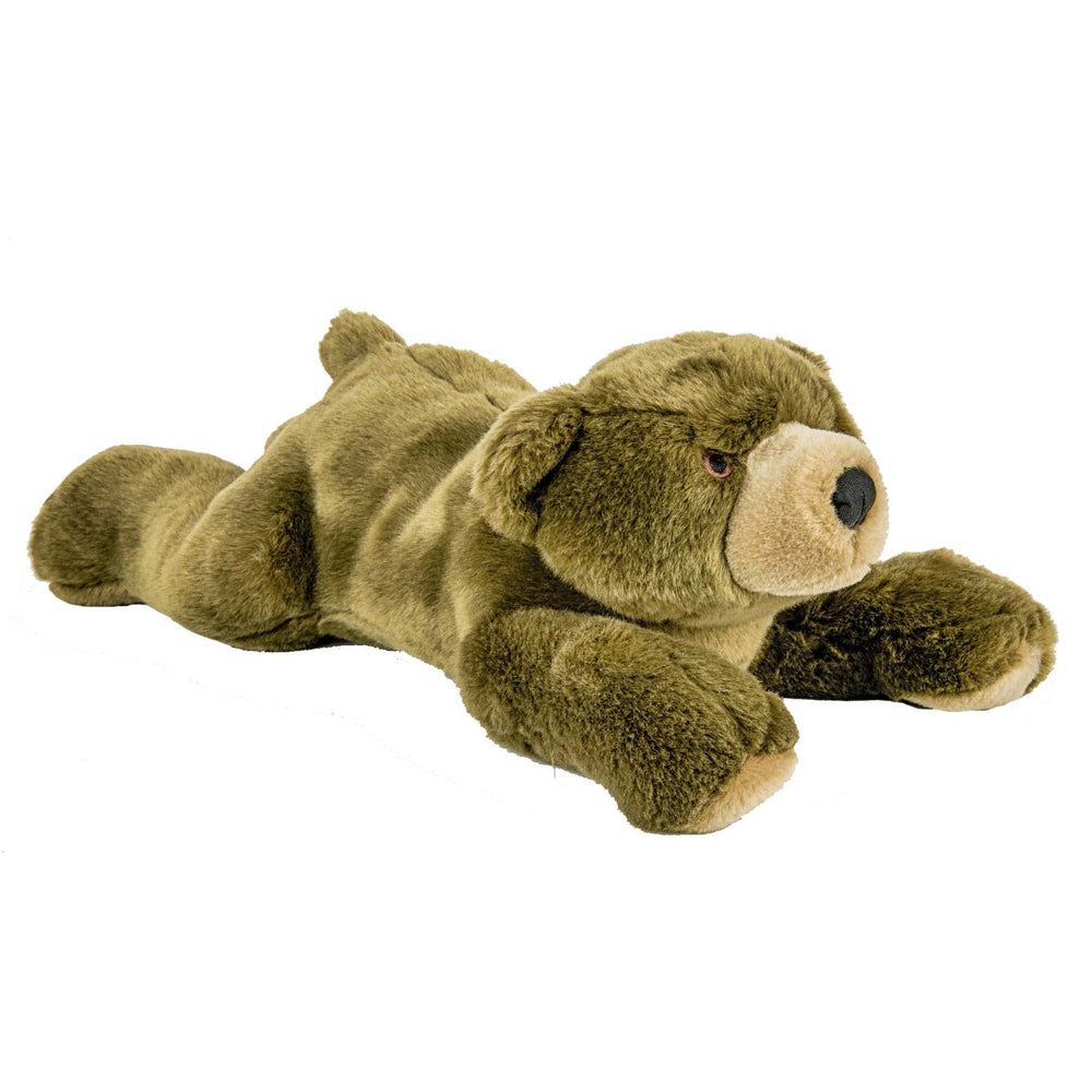Peluche grande Fluff & Tuff Sadie Bear para perros, suave y perfecto para abrazos.