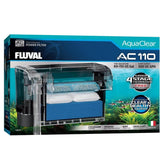 Fluval AC110 filtrador de agua con media, flujo estable para acuario.