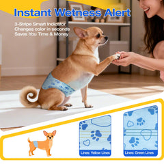 Pañal Flying Paws con nucleo absorbente y barrera antifugas para confianza.