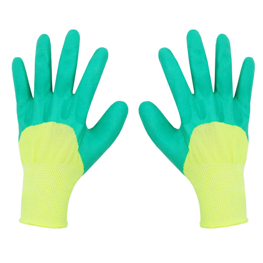FOIBURELY guantes con frente recubierto de caucho para protección al manipular mascotas pequeñas.