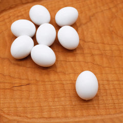 FOIBURELY huevos de plástico reutilizables, simulan la puesta para cacatúas y conures