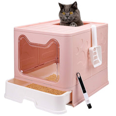 Caja Fophop plegable con tapa: fácil de guardar y transportar.
