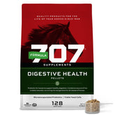 Formula 707: bolsa de 8 lb con suplemento digestivo para caballos.