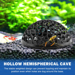 Frandilo Cueva hueca para acuario: espacio seguro para peces pequeños.