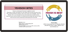 Fresh Is Best Venado para perros y gatos, merienda nutritiva.