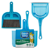 Fresh Step 4 en 1: recogedor de arena para gatos, facilita la limpieza diaria.