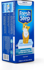 Fresh Step cierre-con-cuerda: evita derrames al transportar la basura.