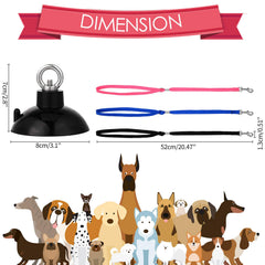 Frienda amarras de nylon de 52 cm con ajuste cómodo para mascotas