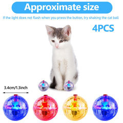 Frienda balle lumineuse chat en mouvement, accès facile et jeu interactif