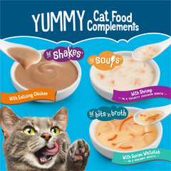 Friskies All-Star Faves: mini sopa de pez blanco oceánico para sabor más intenso.