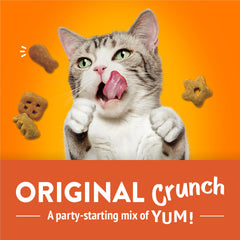 Friandise croquante Friskies en forme amusante pour chat.