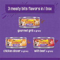 Friskies textura trozos suaves en lata para gatos adultos
