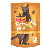 Friskies Party Mix Cheezy Craze Crunch, bolsa de 2.1 oz para premiar a tu gato.