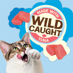 Friskies Natural Yums para gatos adultos, uso diario consciente.