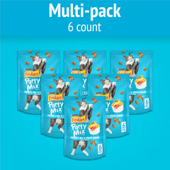 Friskies Party Mix Langosta y Queso: sabor marino en cada bocado.