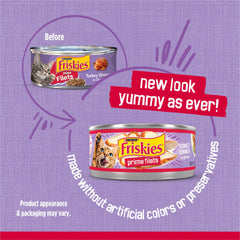 Friskies Prime Filets Turkey Dinner: cena de pavo en salsa atractiva para gatos.