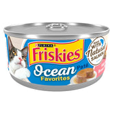 Friskies paté de salmón en lata, sabor suave para gatos adultos