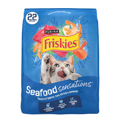 Friskies Sensaciones mariscos con salmón, croquetas sabrosas para el gusto