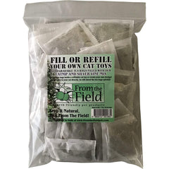 From The Field Catnip Tea Bags: empaque reutilizable para juguetes felinos y juego sin desorden