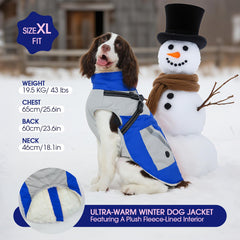 FUAMEY exterior impermeable chaqueta para perro, protege contra lluvia y nieve.