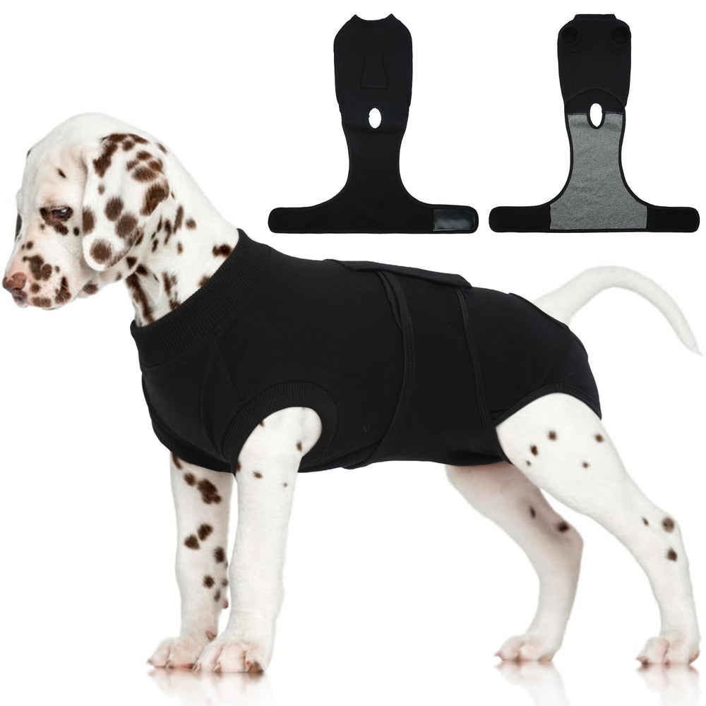 FUAMEY traje recuperación para perros, diseño práctico facilita ponerse y quitarse con comodidad.