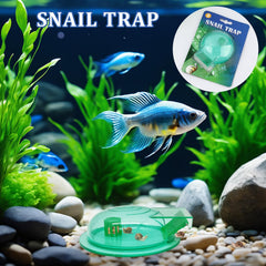 FUATY cazacaracoles para acuario, diseño inteligente que atrapa sin dañar peces.