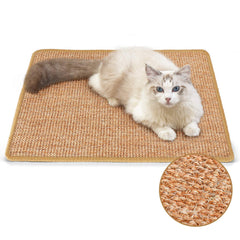 FUKUMARU alfombra rascador de sisal general para gatos y hogar seguro.