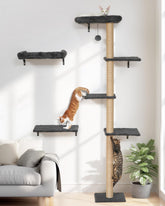 FUKUMARU estanterias-pared-gato-durables para juego y descanso seguros.