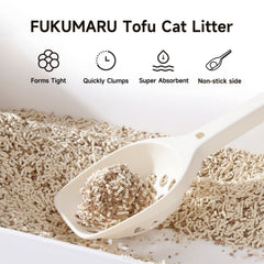 FUKUMARU grumos compactos facilitan la limpieza diaria.