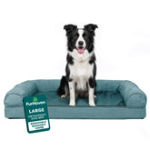 FurHaven Cama ortopédica para perros grandes, superficie suave para descanso