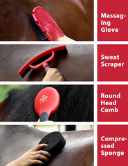 Furrishine kit-pala-casco: pala de casco para retirar residuos en áreas difíciles.