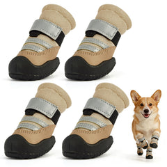 Botas Furrtripsy para perro con correas reflectantes e impermeables.