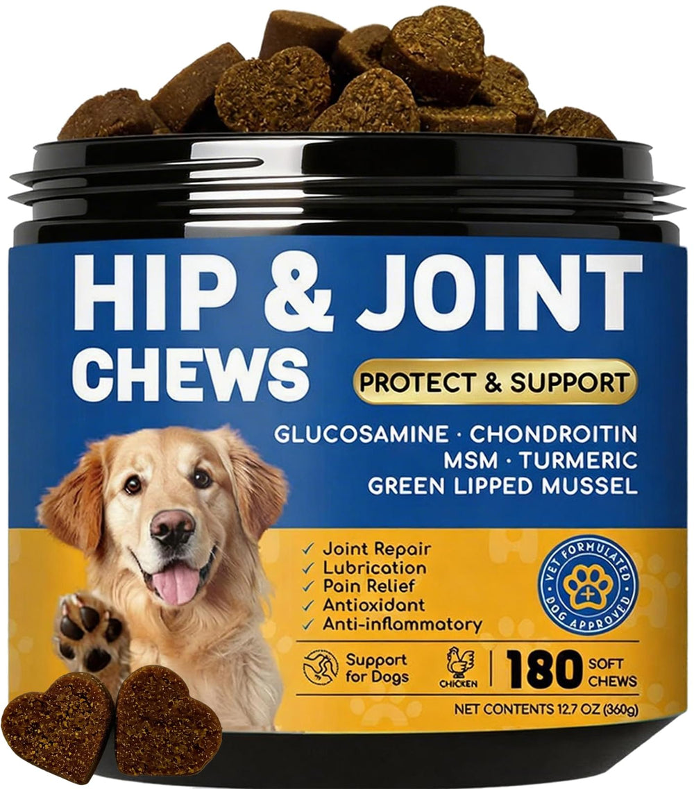 FURRY ARMOR botella de masticables para perros grandes que favorece la movilidad