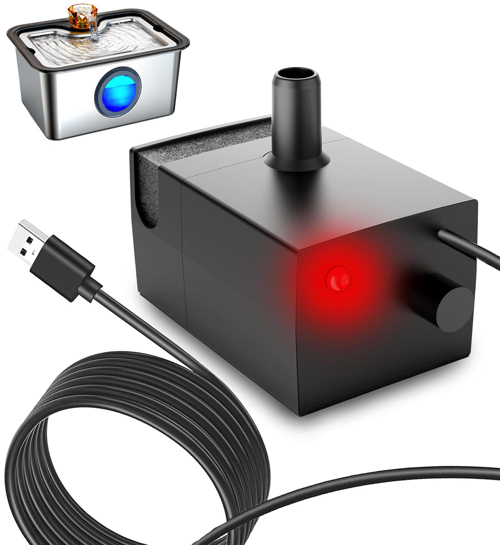 Bomba FurryPlanet iluminada para fuente de perros, uso interior y exterior