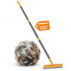 Fursprint rastrillo con mango ajustable de 60 pulgadas para limpieza profunda de alfombras