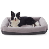 Cama Furtime para perros grandes con soporte ergonómico para cuello.