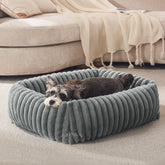 Cama FurTIME para perros pequeños de forma rectangular para descanso cómodo