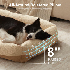 Funda FURTIME desmontable para cama de perro, facilita limpieza rápida.