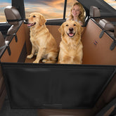 FURTIME XL: asiento de perro en coche con PU impermeable para viajes limpios.