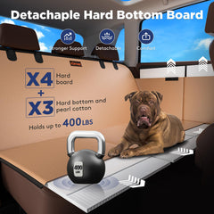 FURTIME XL cuero PU impermeable protege asientos y facilita la limpieza.
