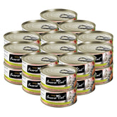 Fussie Cat atún y gambas en aspic: atún como primer ingrediente para sabor natural.