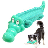 Fuufome Juguete cocodrilo para masticación intensa, ideal para perros agresivos.