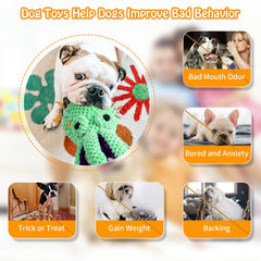 Juguete Fuufome peluche duradero con tela resistente para mordisqueos vigorosos.