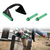 FXW Easy-Carry Straps para jaula 8 paneles verde, transporte seguro para viajes en RV